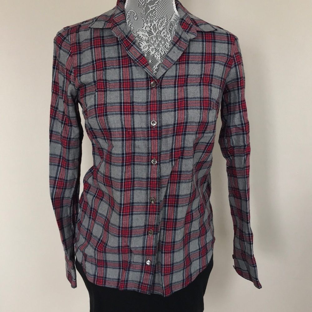 JCrew Boyfriend Flannel Shirt